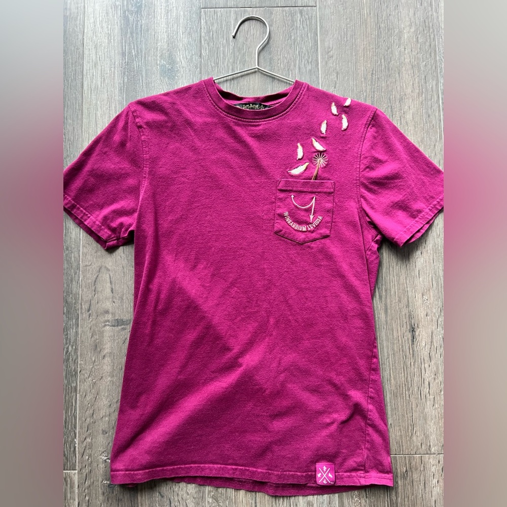 Wizarding World Harry Potter Charms Magenta Unisex Tshirt Size Small